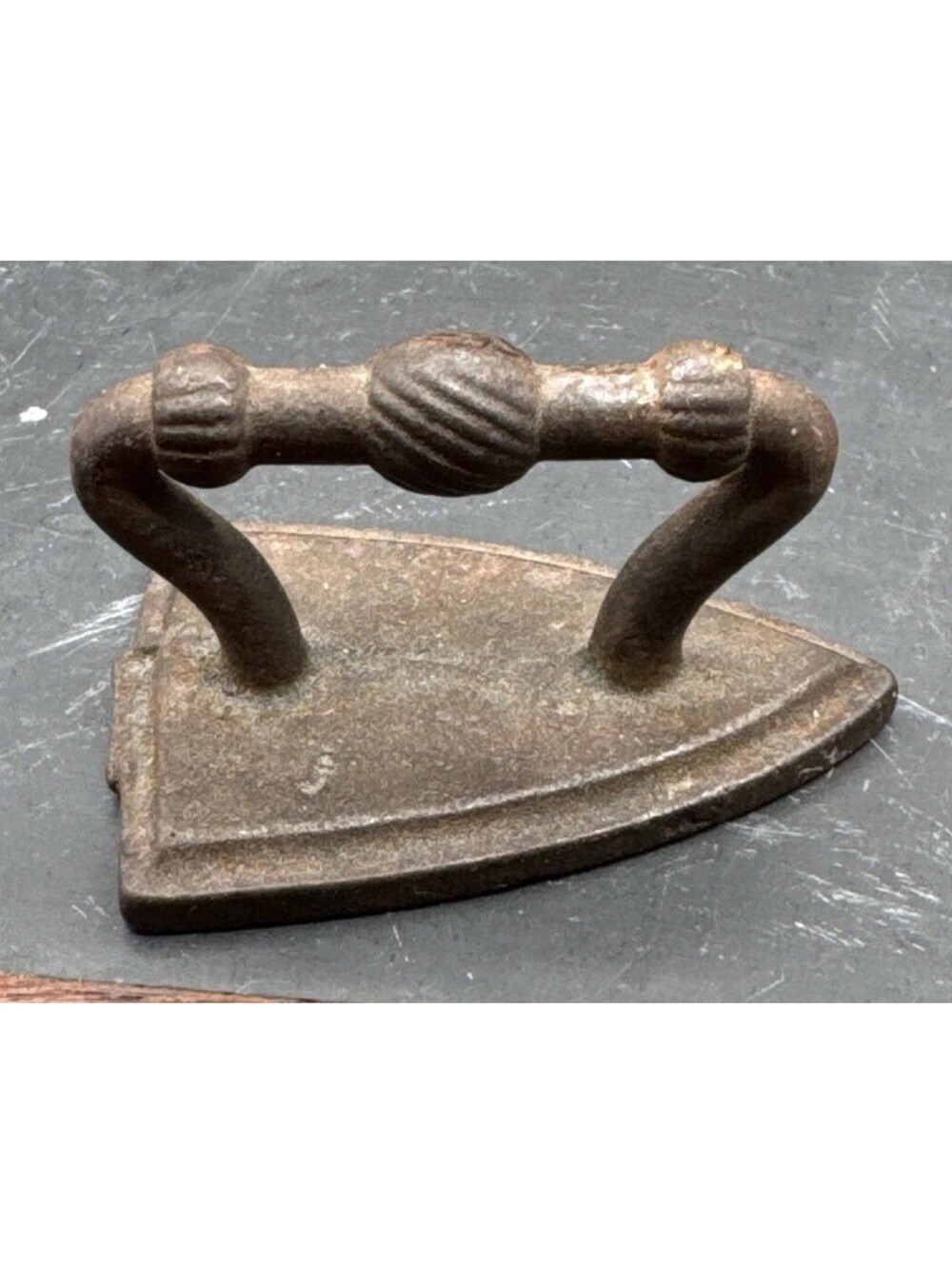Miniature Salesman Sample Cast Iron Sad Iron Store Company